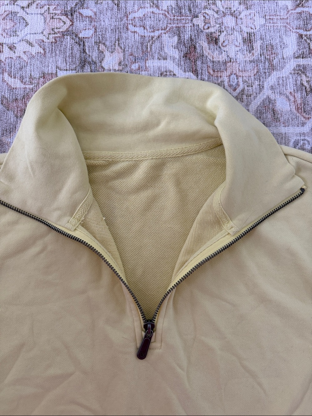 Vuori Women's Yellow Half-Zip Pullover - Picture 2 of 5